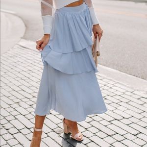 VICI Gone With The Wind Ruffle MIDI Skirt *NWT